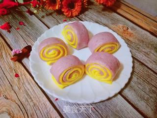 Deep-fried Two-color Steamed Bun recipe