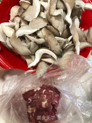 Vegetarian Fried Mushroom Pork recipe