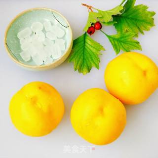 Canned Yellow Peach with Rock Sugar recipe