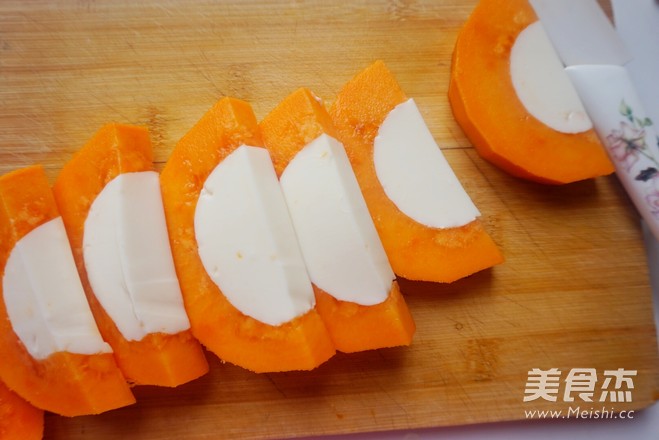 Papaya Coconut Milk Jelly recipe