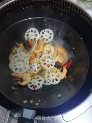 Xiaoman's Spicy Griddle Shrimp recipe