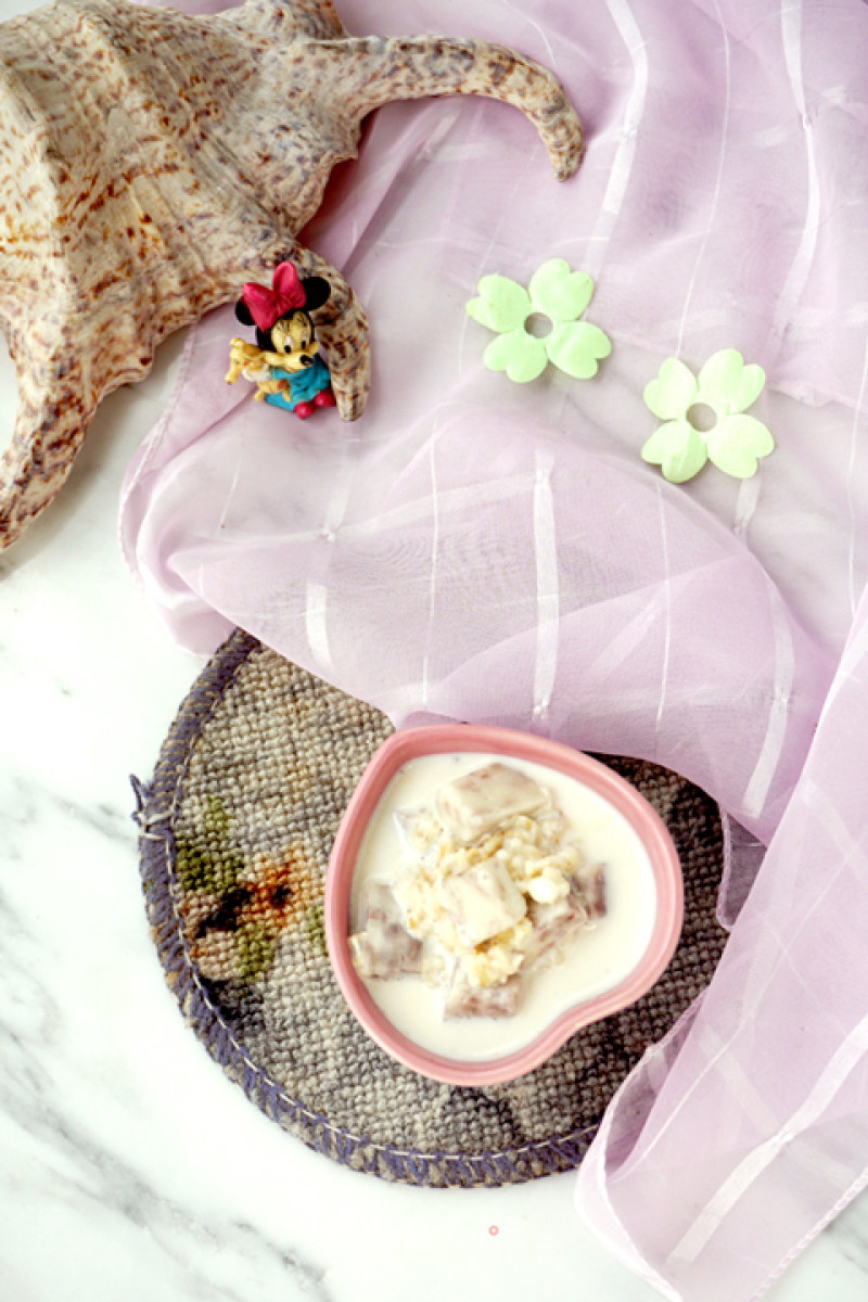 Sweet Taro Oat Milk Soup recipe