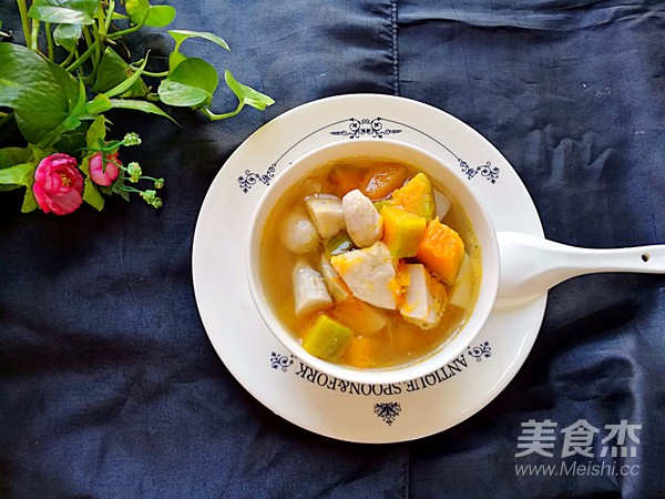 Sweet Taro Pumpkin Soup recipe