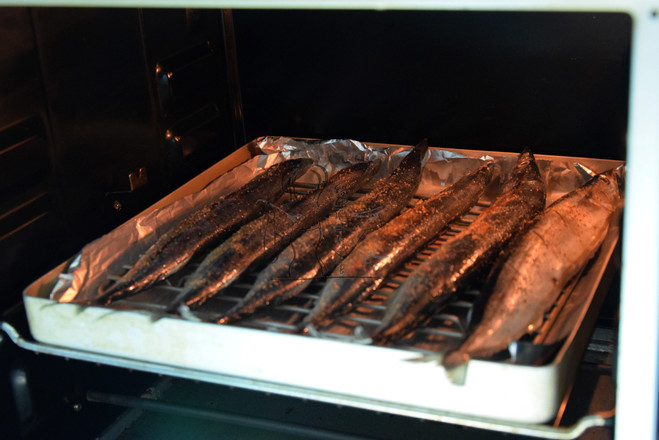 Grilled Saury with Cumin recipe