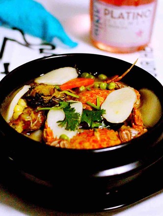 Seafood Braised Rice Cake recipe