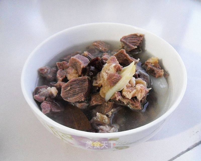 Beef Cubes in Clear Soup recipe