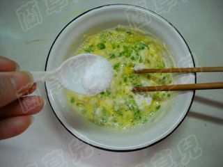 Green Pepper Shrimp Egg Pancake recipe