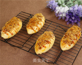 The Practice of Pork Floss Salad Dressing Bread (soup Type) recipe