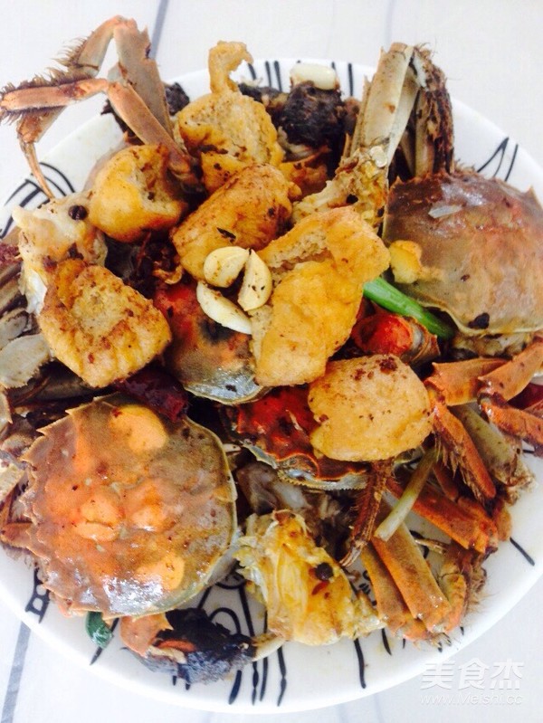 Fried Tofu with Crab recipe