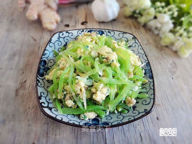 Shredded Lettuce with Egg Flavor recipe