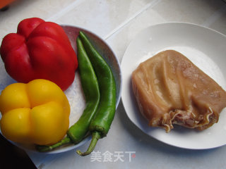 Three-color Pepper Ears recipe