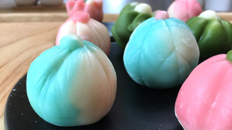 Snowy Mooncake-imitate Wagashi Shape recipe