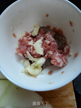 Shrimp and Winter Melon Soup with Minced Meat recipe