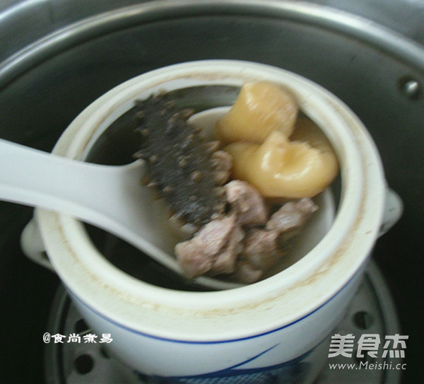 Fish Maw Stewed Sea Cucumber recipe