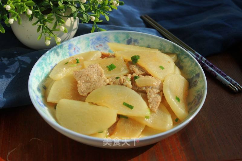 Stir-fried Pork with Radish recipe