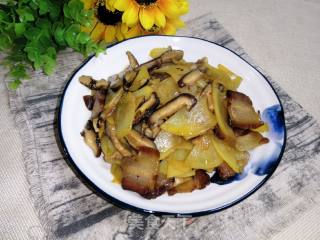 #蜡味#potato Chips with Bacon and Mushrooms recipe