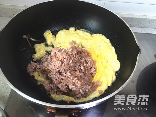 Fried Rice with Red Japonica Rice recipe