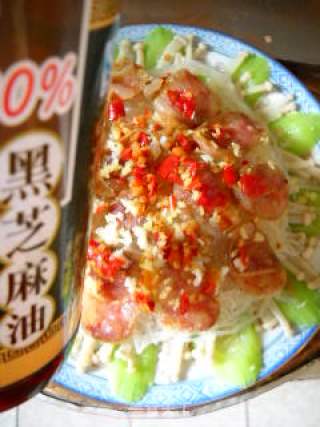 Steamed Golden Needle Vermicelli recipe