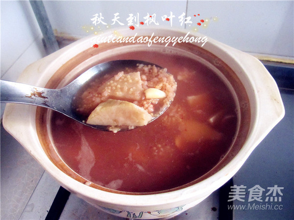 Nutritious and Healthy Breakfast Porridge--sweet Potato, Red Lotus and Lily Porridge recipe