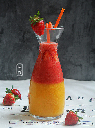 Mango Two-color Juice recipe