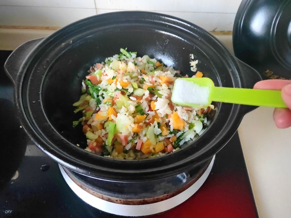 Fried Rice with Vegetables and Eggs recipe