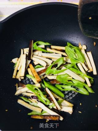 Stir-fried and Smoked Hot Peppers recipe