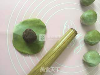 Matcha Red Bean Crisp recipe