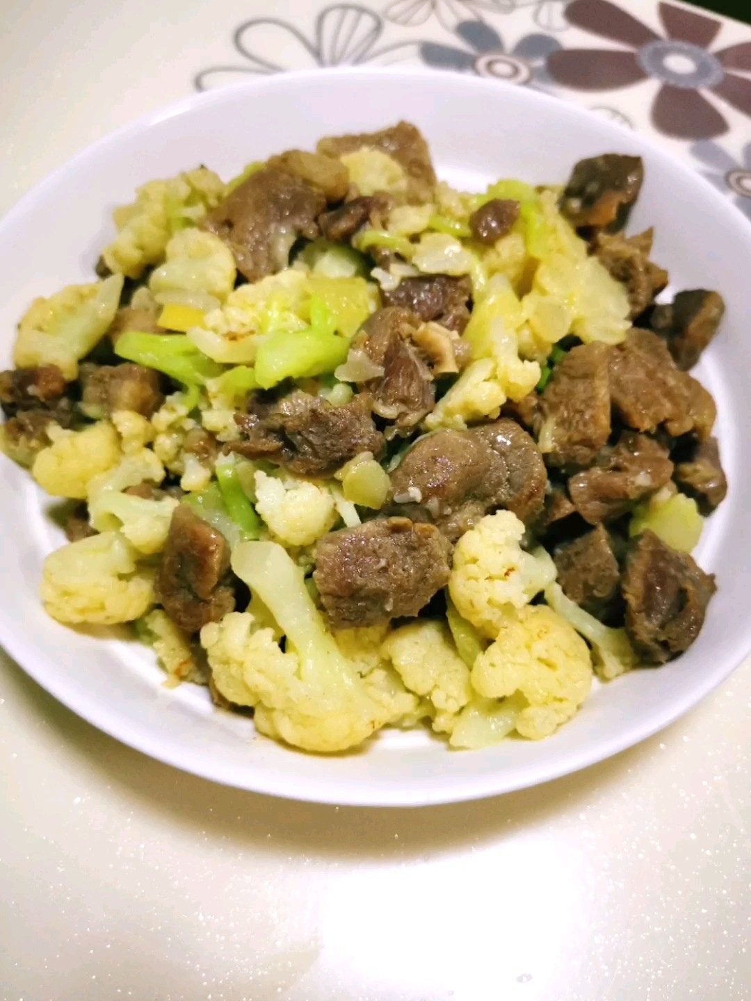 Cauliflower Braised Lamb recipe