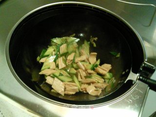 Sweet and Spicy Yuba with Cucumber recipe
