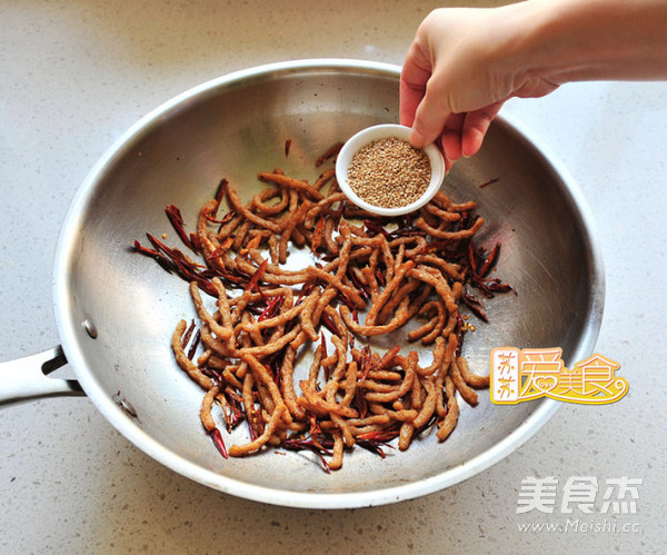 Vegetarian Version of Dried Shredded Pork recipe