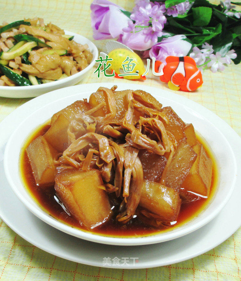 Daylily Roasted Winter Melon recipe