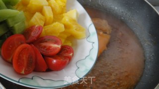 Strange Pineapple Sea Pomfret recipe