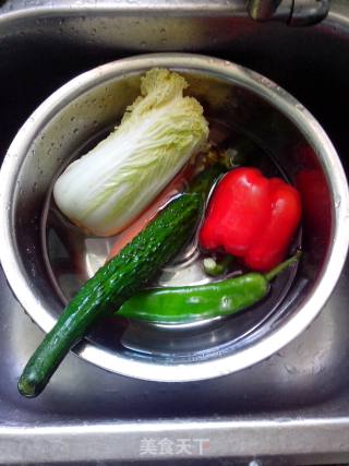 Sour and Crisp Mixed Vegetables recipe
