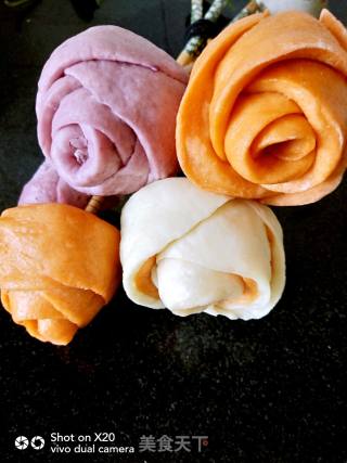 Rose Buns Bouquet recipe