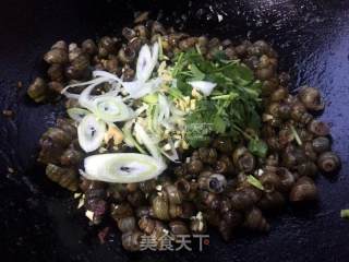 Stir-fried Escargot with Garlic Chili Sauce recipe