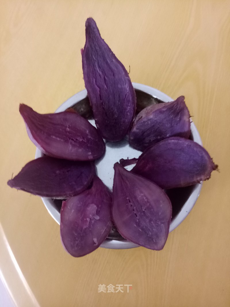 Steamed Purple Sweet Potato recipe