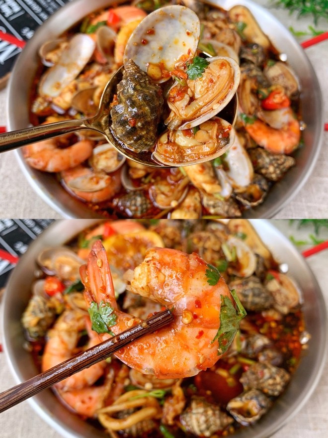 Spicy and Delicious, Delicious to The Finger-sucking Seafood recipe