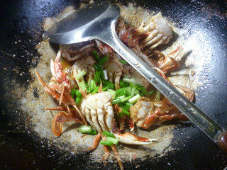 Stir-fried Flower Crab recipe