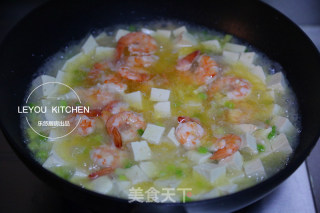 Braised Tofu with Shrimp recipe