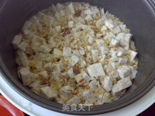 Coarse Grain Rice with Taro and Ham recipe