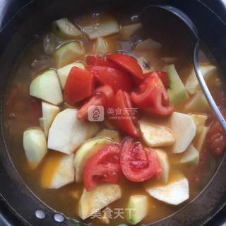 Stewed Potatoes with Tomato Sirloin recipe