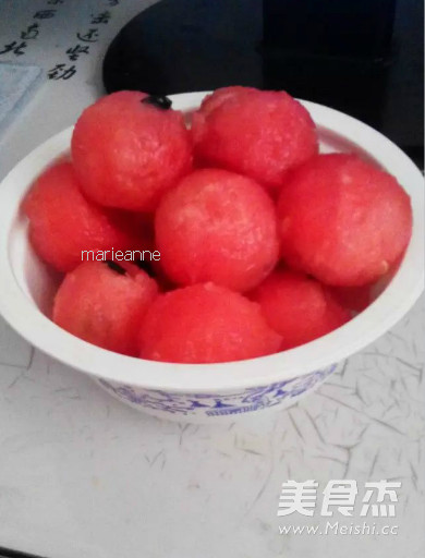 Iced Watermelon Balls recipe