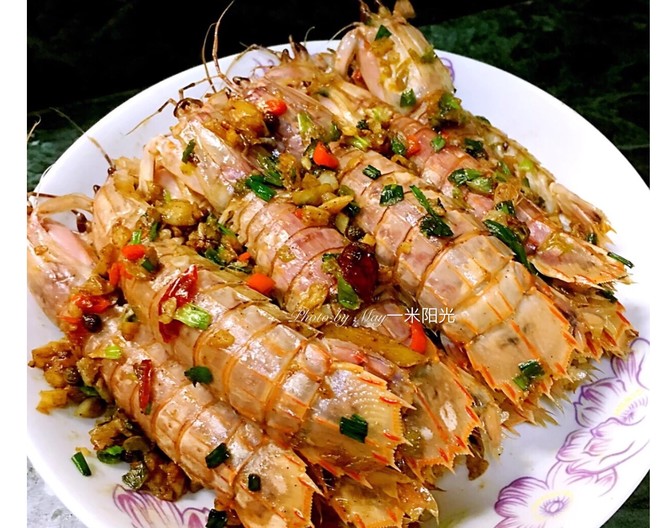 Non-fried Version of Salt and Pepper Skin Shrimp and Cleverly Plucked Shrimp Shell recipe