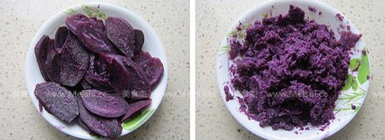 Purple Sweet Potato Toast recipe