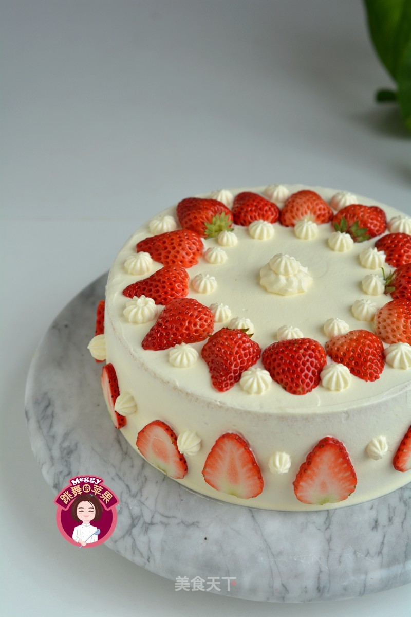 Strawberry Cream Chiffon Cake recipe