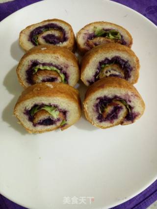 Half A Minute to Make Bread Rolls "purple Sweet Potato Bread Rolls" recipe