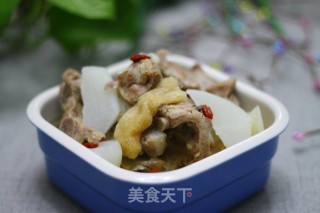 Radish Pork Ribs Soup recipe