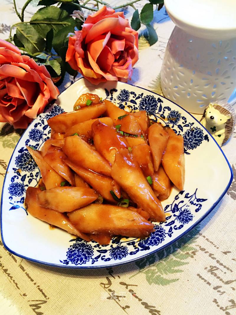 Scallion Roasted Yam recipe