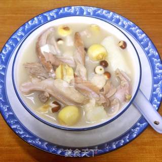 Spleen Nourishing Stomach Sishen Pork Belly Soup recipe