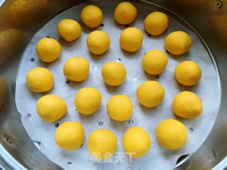 Coconut Pumpkin Glutinous Rice Balls recipe